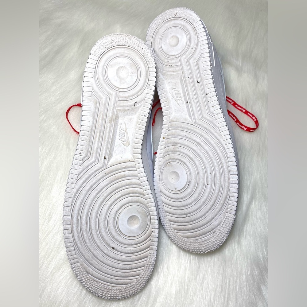 Supreme Nike Air Force 1 Sneakers Low Mini Box Logo White - Picture 10 of 10